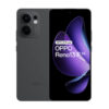 Oppo Reno 13 F 5G Luminous Blue front and back view showing triple camera setup.