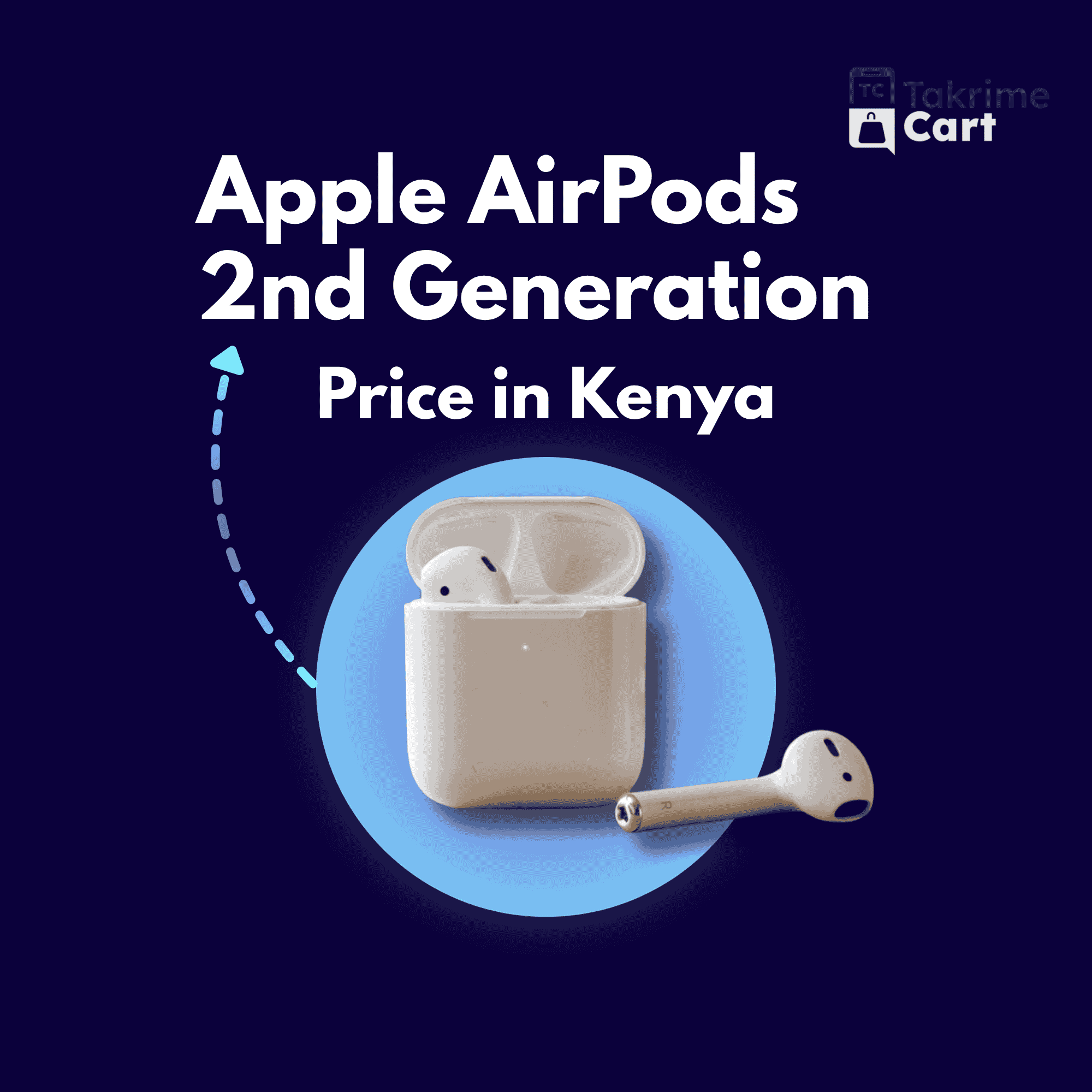 Original Apple AirPods 2nd Generation with Charging Case - Official Kenyan Retailer