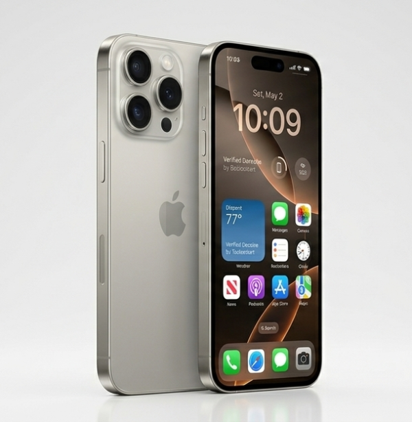 Front and back view of the iPhone 17 Pro Max 1TB with advanced camera system, showcasing the latest flagship smartphone available at Takrimecart Nairobi.